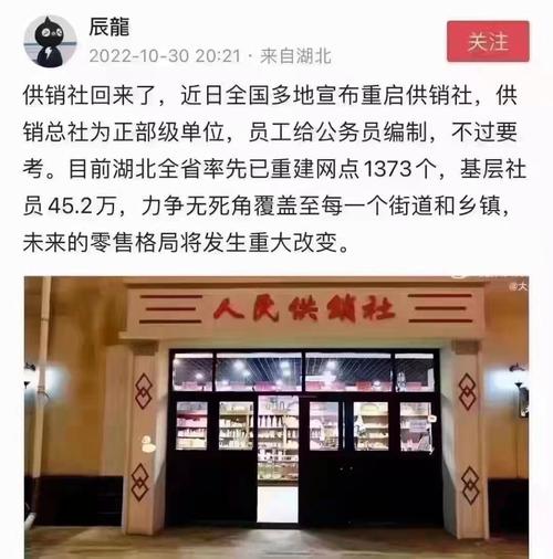 供銷社 不可或缺的物資供銷國家隊，關鍵時守好民生底線